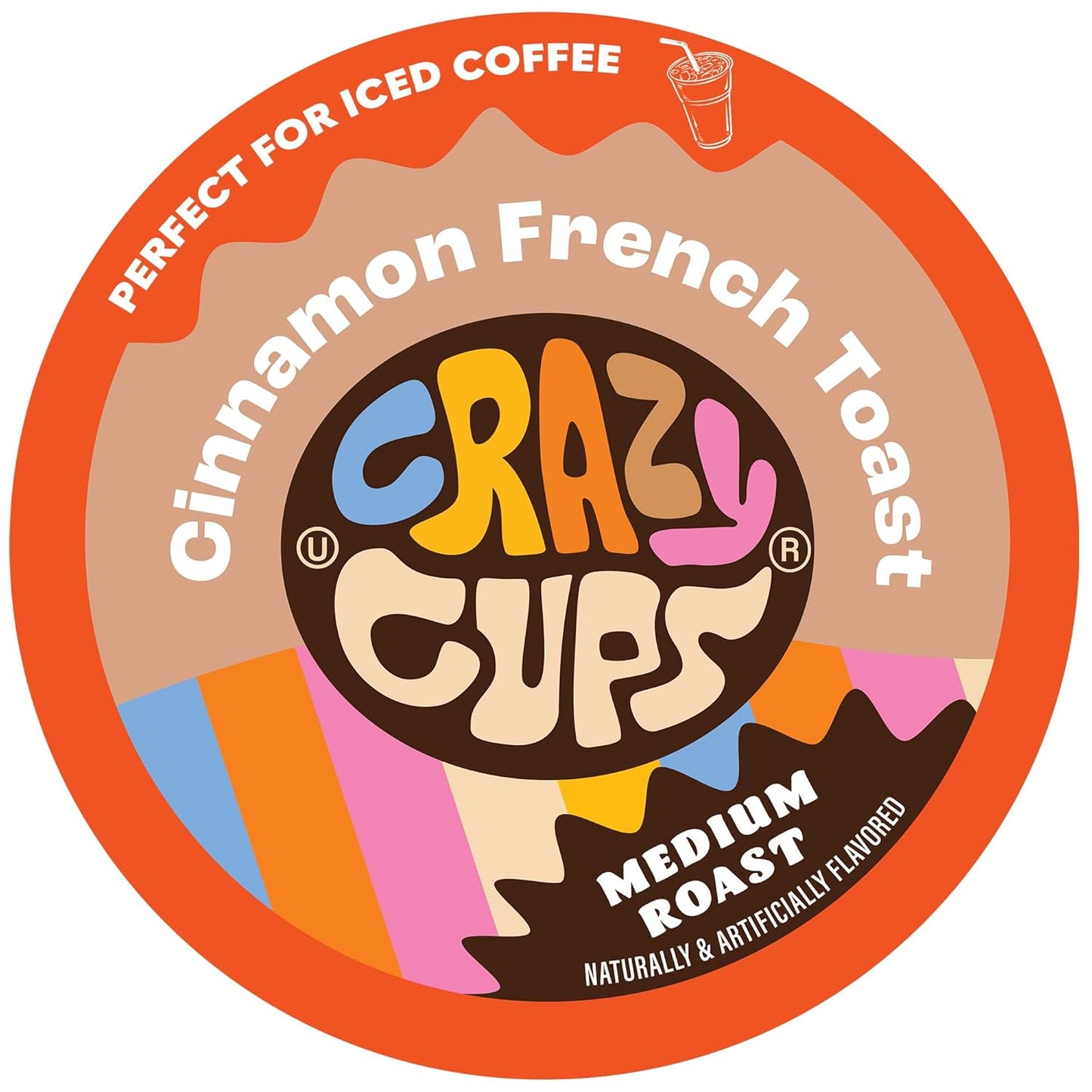 Flavored Coffee Pods for Single Serve Keurig K Cups Machines, Cinnamon French Toast, Hot or Iced Coffee, Recyclable Pods, 22 Count (Pack of 1)
