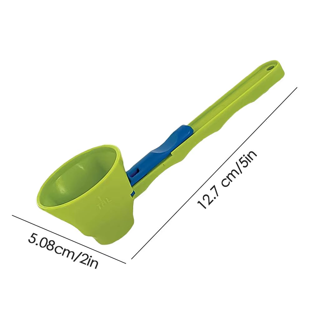 Measuring Spoon Funnel Creative Spill Proof Measuring Spoon Funnel Coffee Scoop Funnel Precise Funnel Scooper Kitchen Gadgets