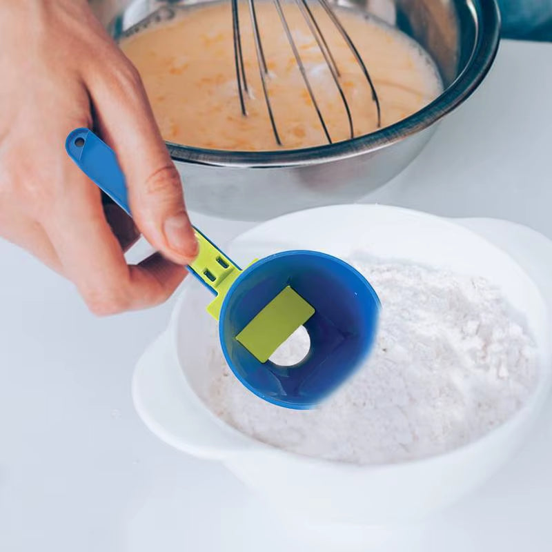 Measuring Spoon Funnel Creative Spill Proof Measuring Spoon Funnel Coffee Scoop Funnel Precise Funnel Scooper Kitchen Gadgets