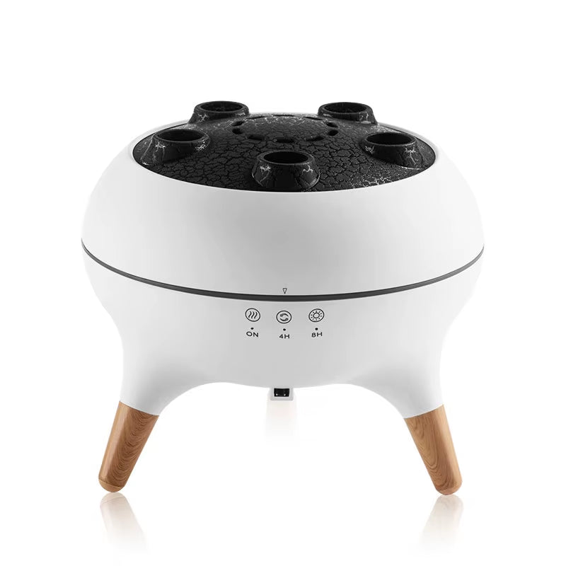 Dynamic Jellyfish Air Humidifier 250Ml Flame Aromatherapy Essential Oil Diffuser Remote Control Bedroom Humidifier, 7 Colorlamp