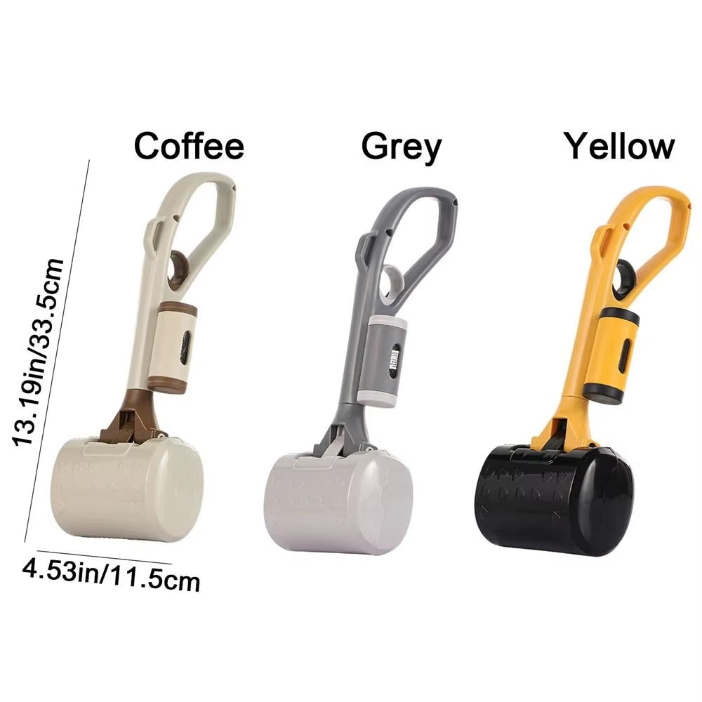 Convenient Plastic Dog Toilet Picker Odorless Lightweight Dog Poop Clip Easy Clean-Up with Handle Dog Poop Scooper Dog Walking