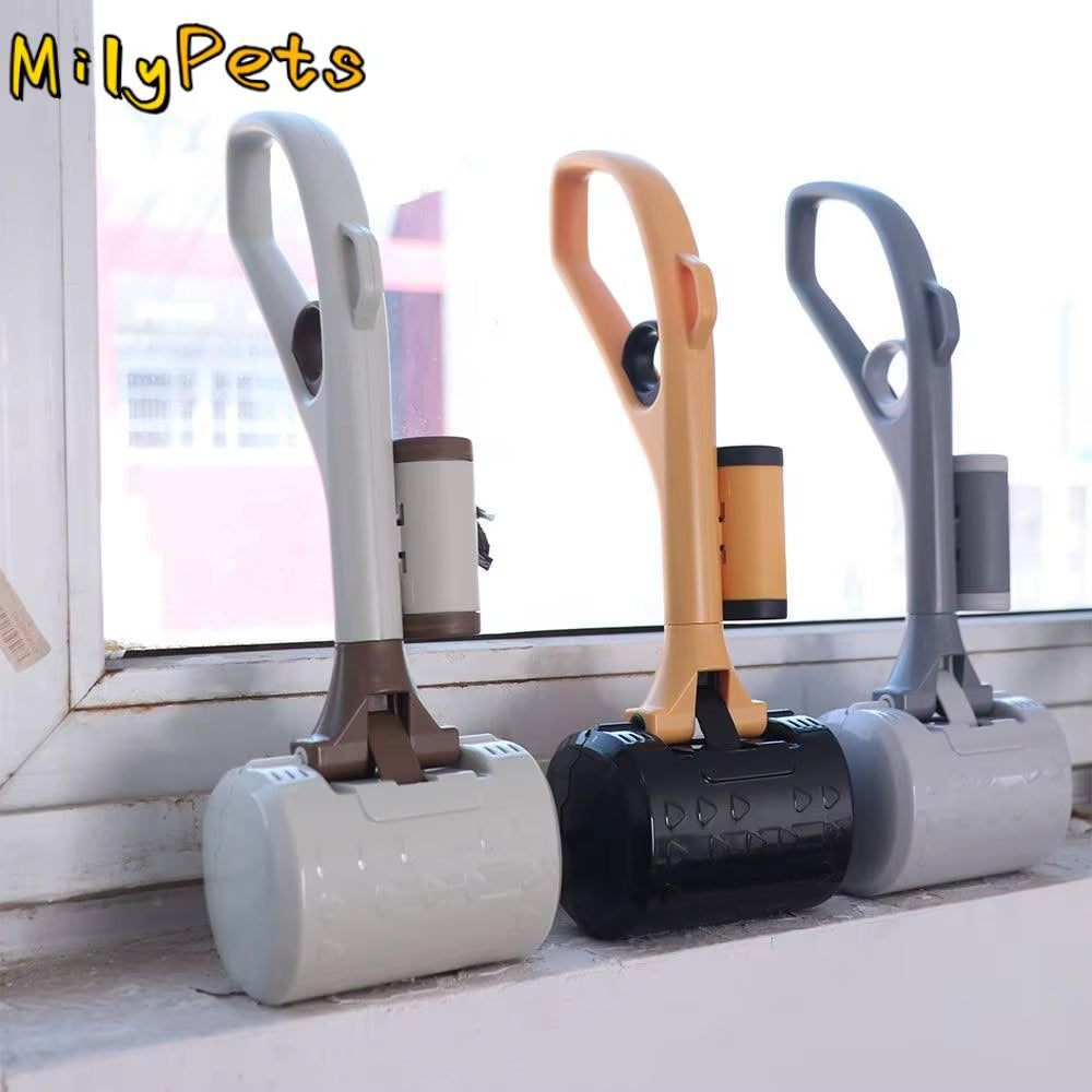 Convenient Plastic Dog Toilet Picker Odorless Lightweight Dog Poop Clip Easy Clean-Up with Handle Dog Poop Scooper Dog Walking