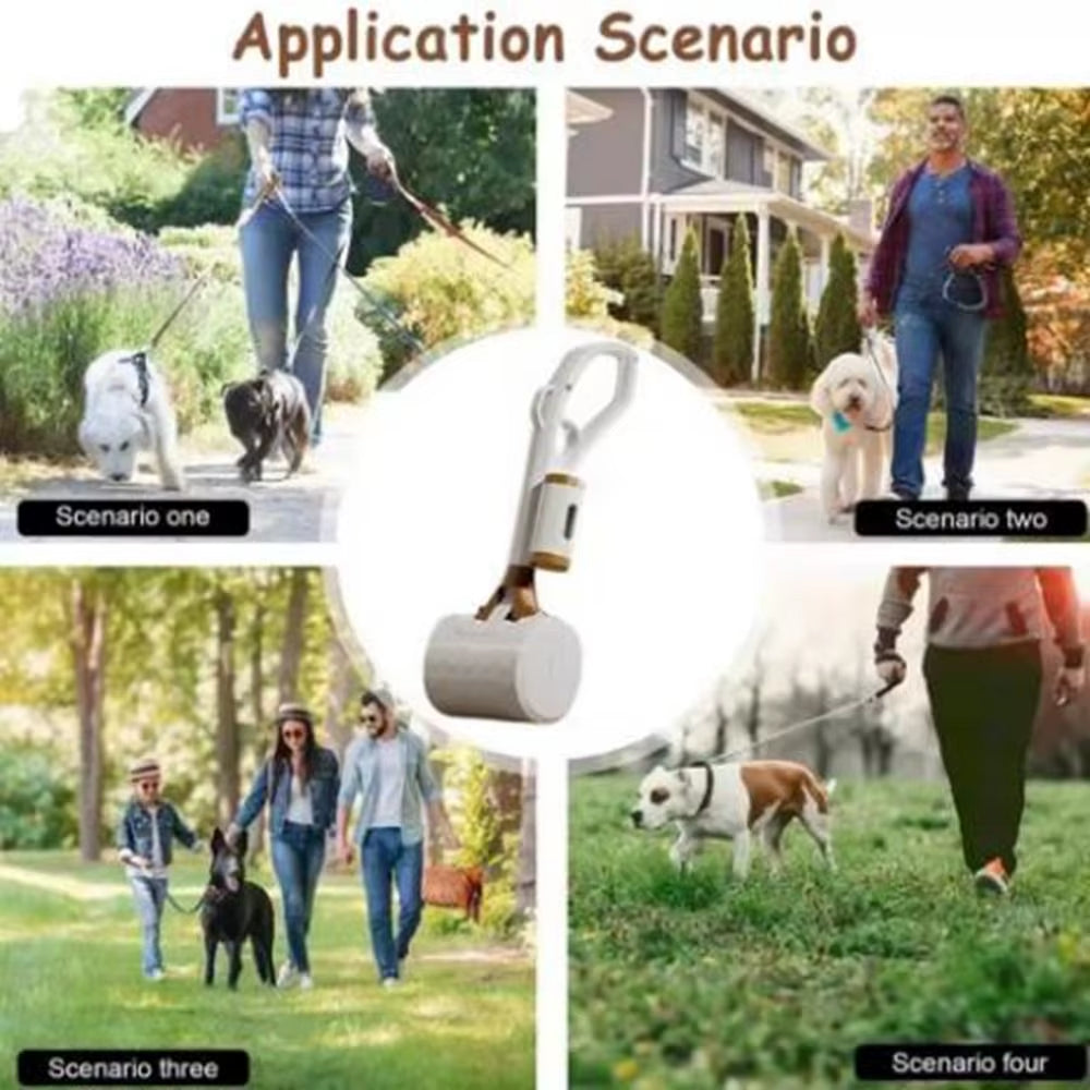 Convenient Plastic Dog Toilet Picker Odorless Lightweight Dog Poop Clip Easy Clean-Up with Handle Dog Poop Scooper Dog Walking